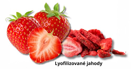 Lyofilizované jahody